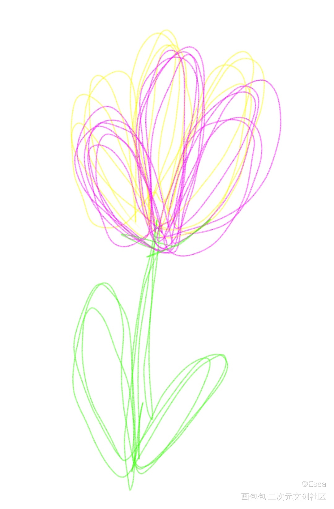 DAY_2_唤醒春日主题打卡绘画作品