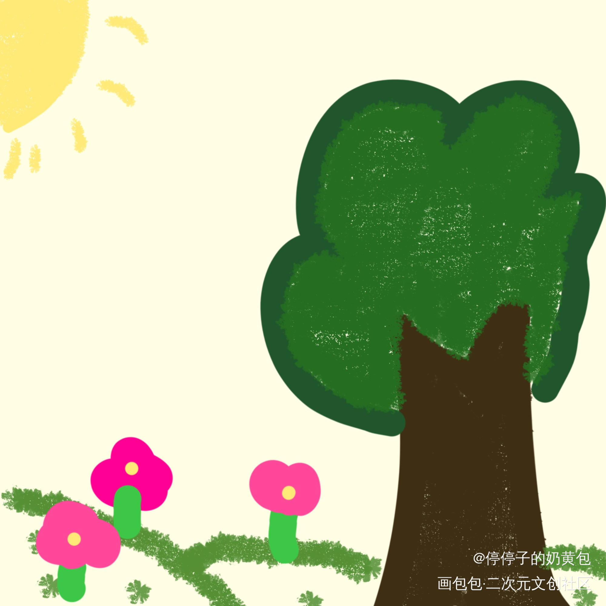 _手绘绘画作品