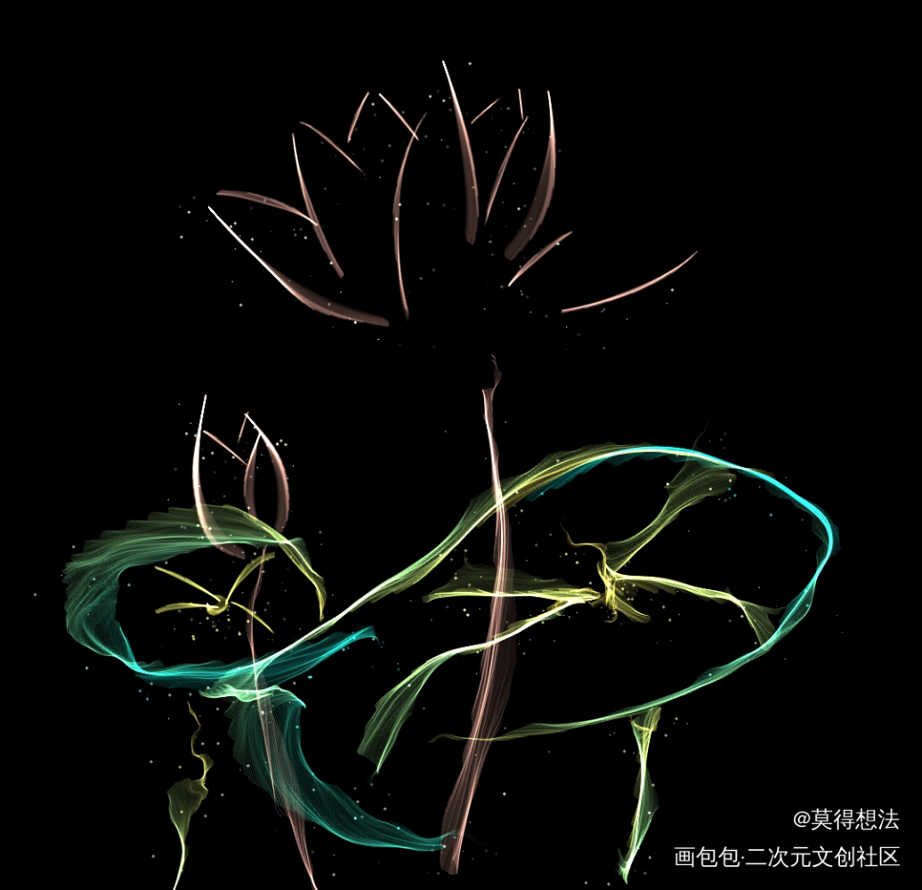 花?_手绘绘画作品