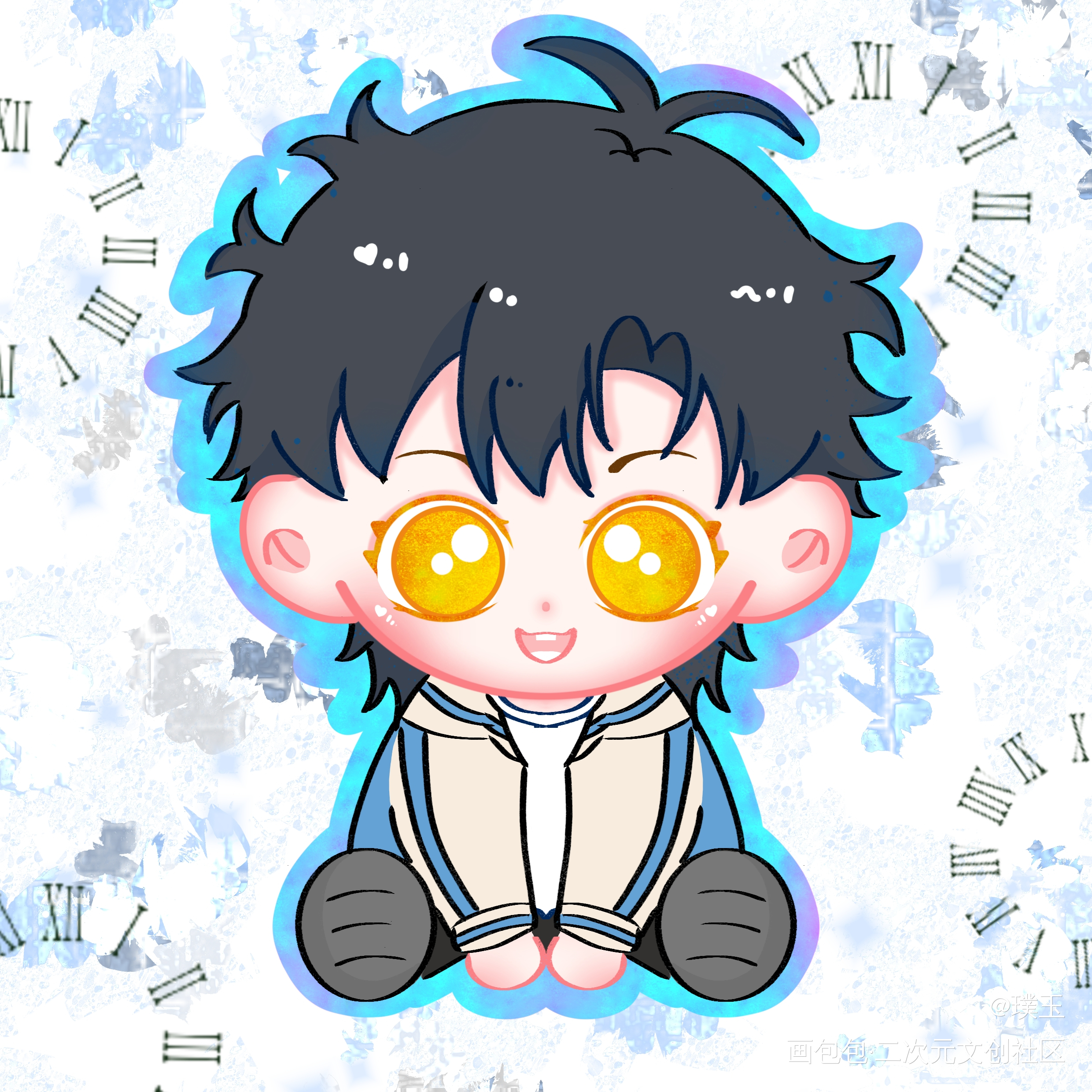 程小时～_时光代理人q版我要上首推程小时绘画作品