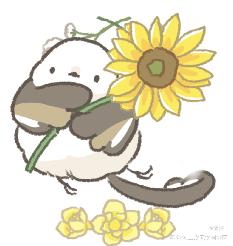 向日葵_唤醒春日主题打卡绘画作品