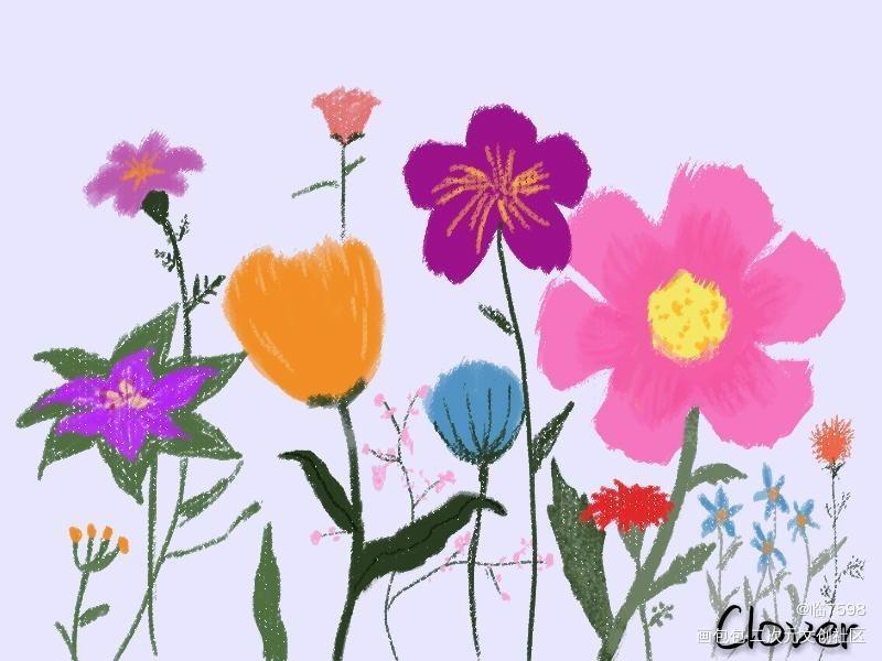 春日打卡_唤醒春日主题打卡绘画作品