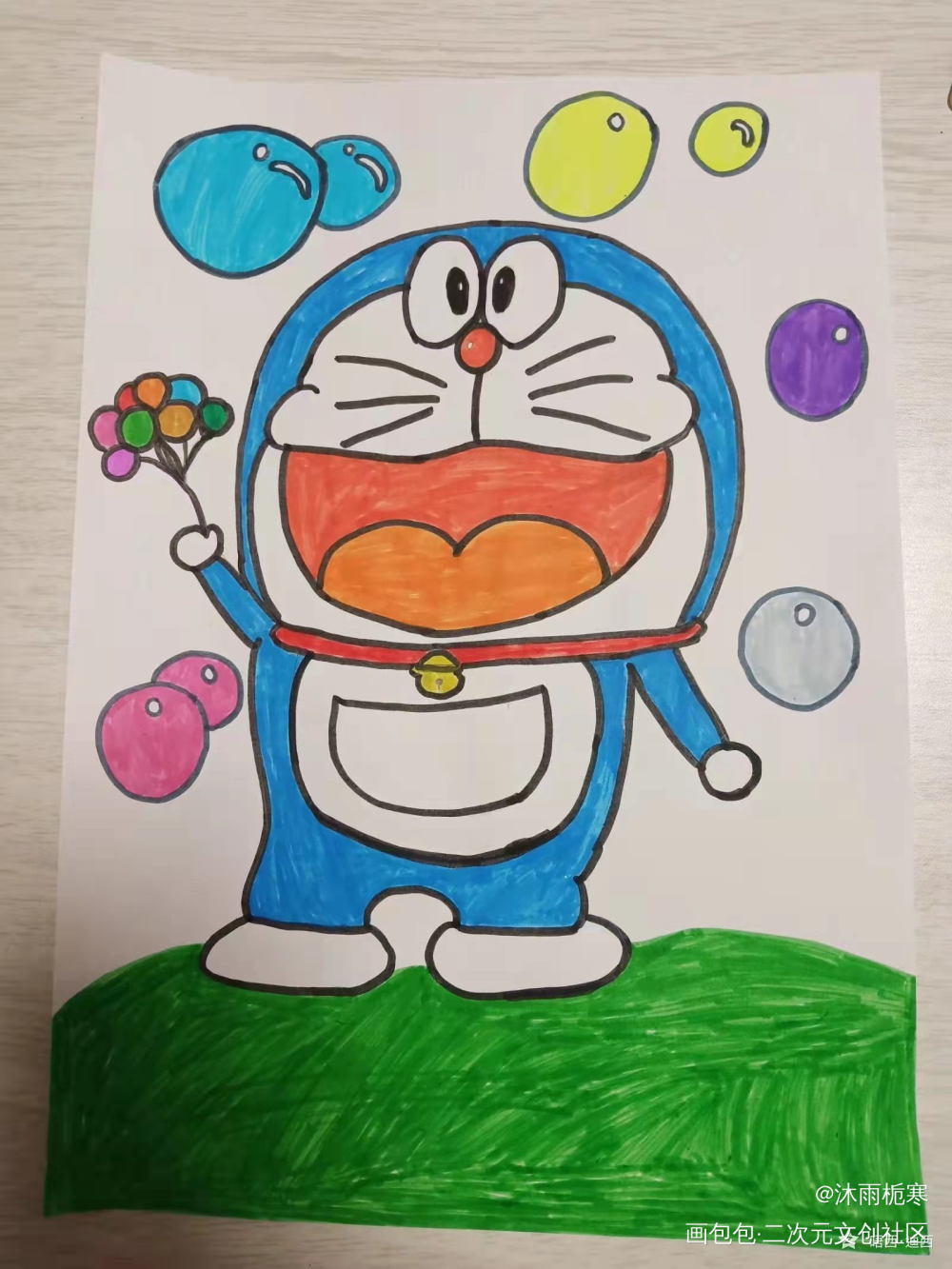 打卡_手绘水彩绘画作品