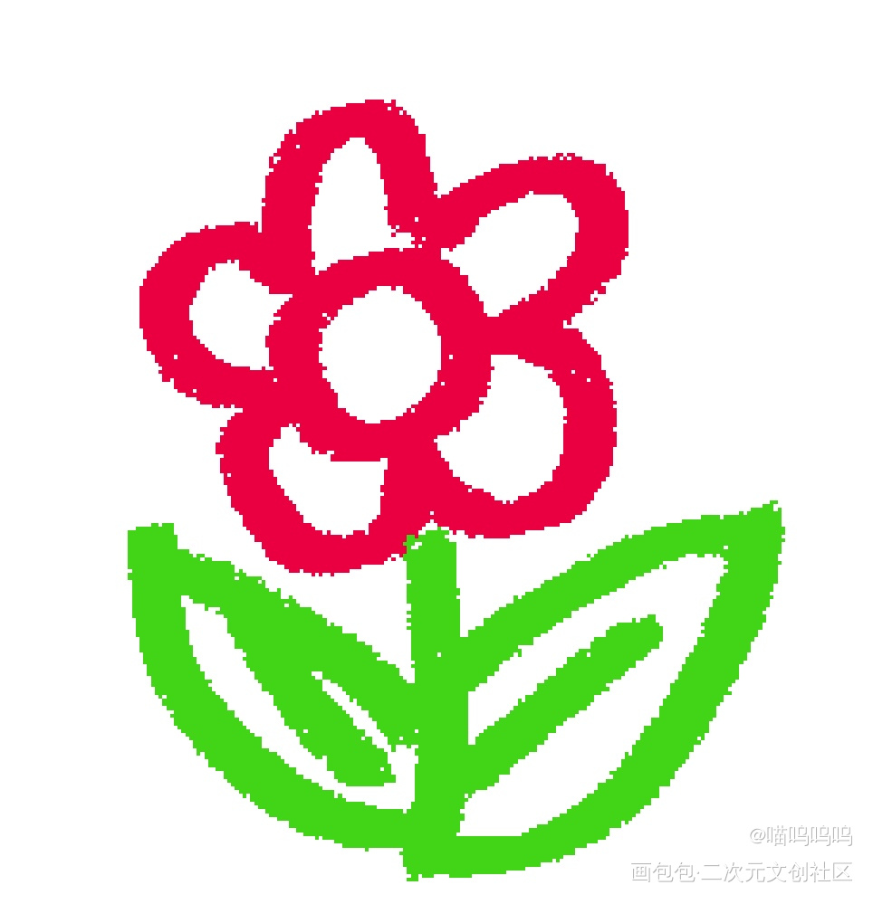 花_手绘绘画作品