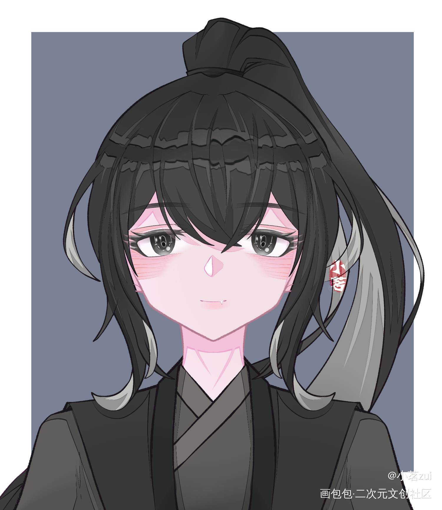 薛洋_魔道祖师薛洋平涂绘画作品