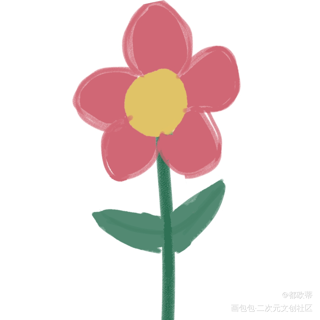 哼哼哼哼~_春天绘画作品