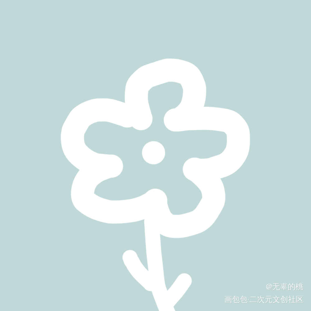 薄荷味_手绘绘画作品