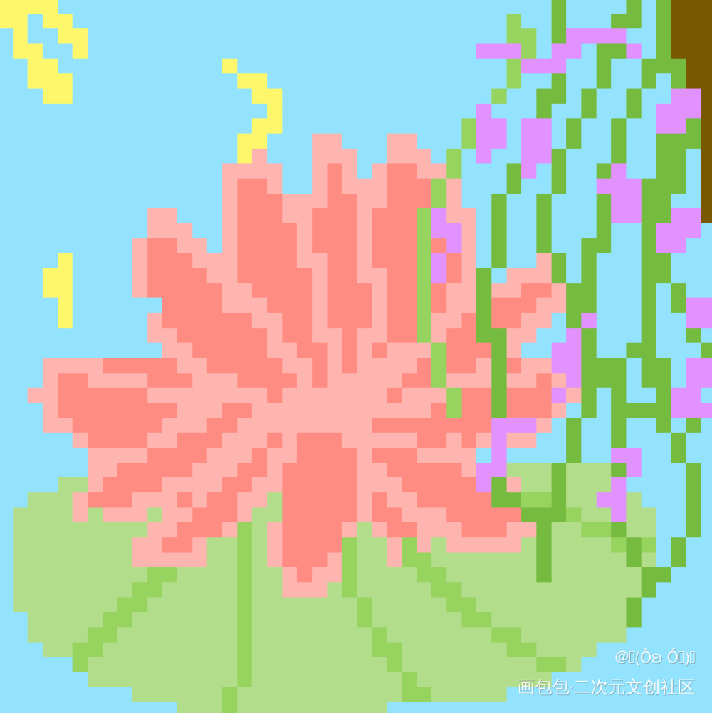 春天_像素绘画作品