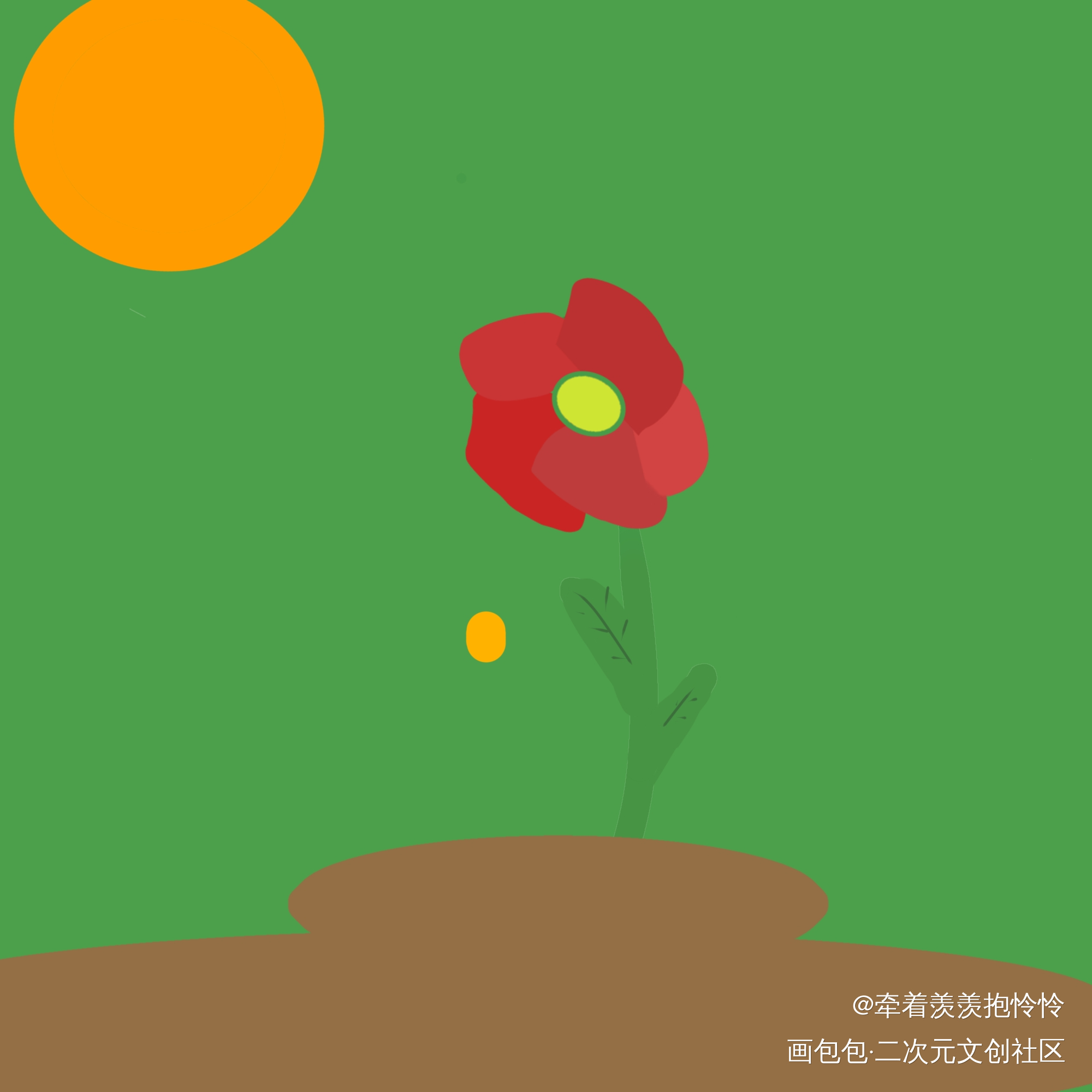 水一波_手绘绘画作品