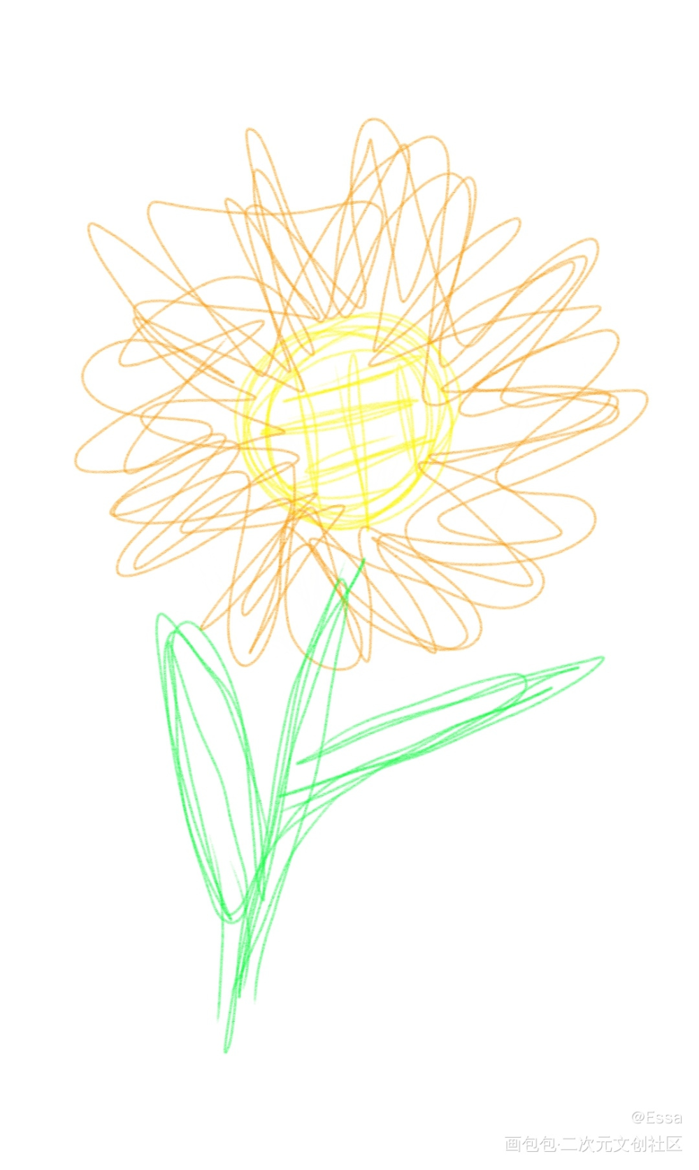 DAY_3_唤醒春日主题打卡绘画作品