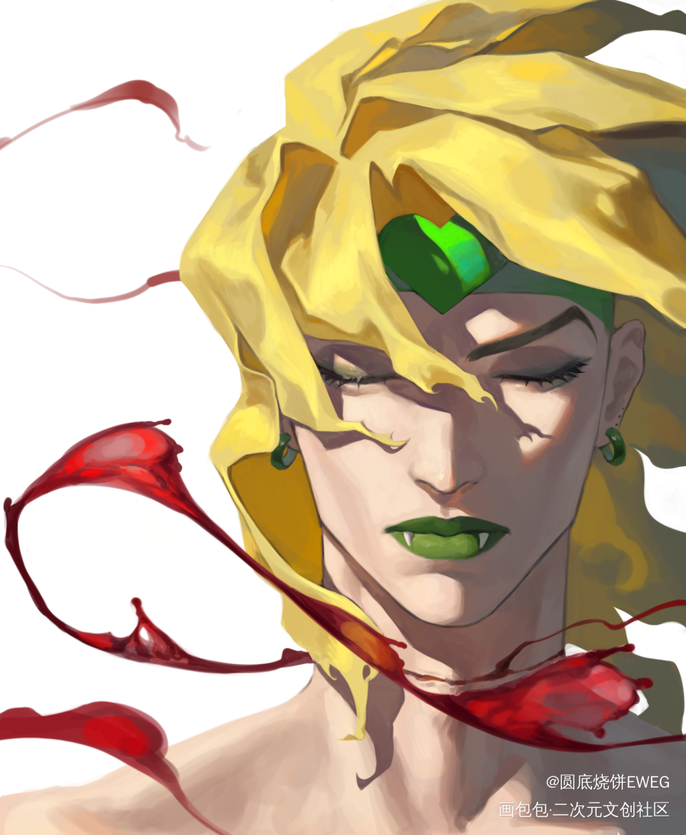 _JOJO的奇妙冒险DIO绘画作品