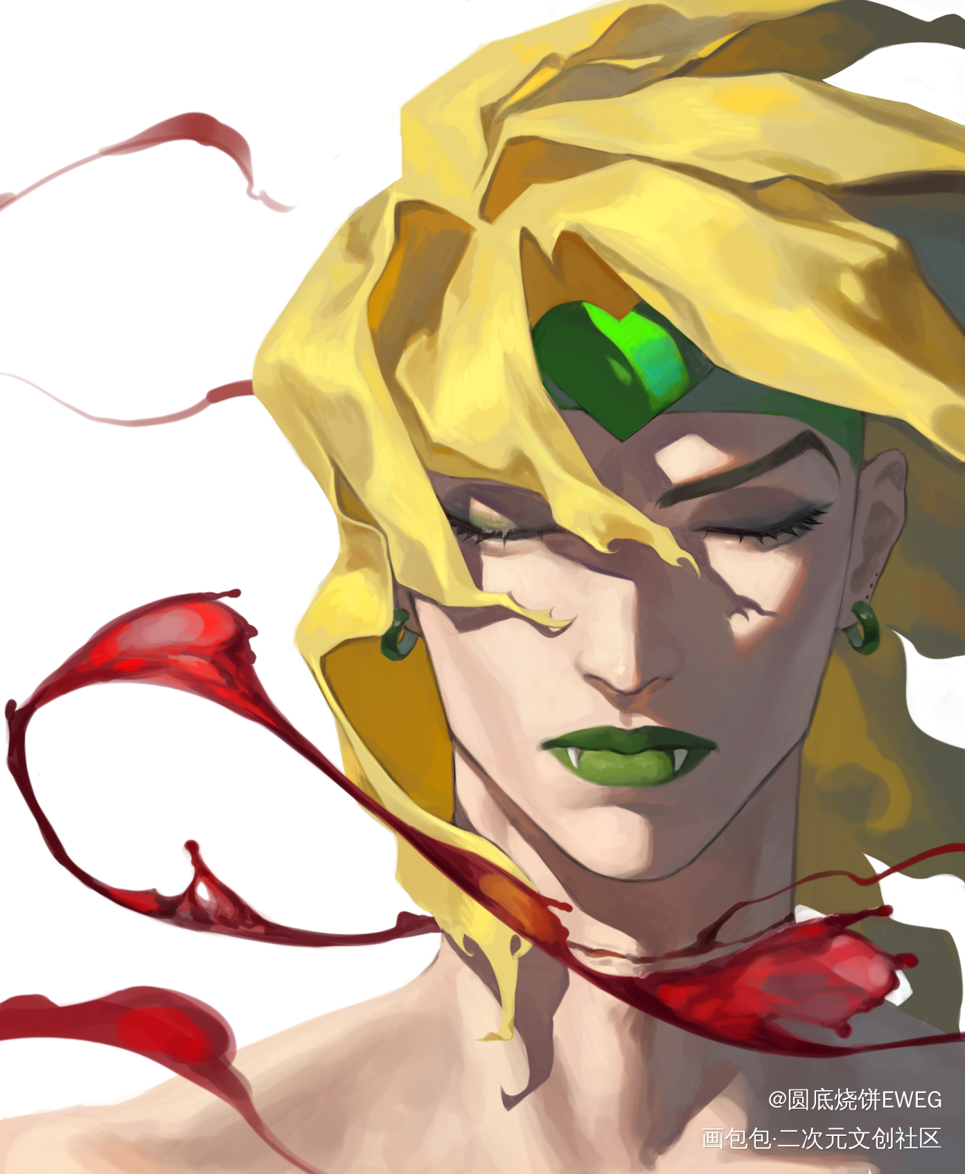 _JOJO的奇妙冒险DIO绘画作品