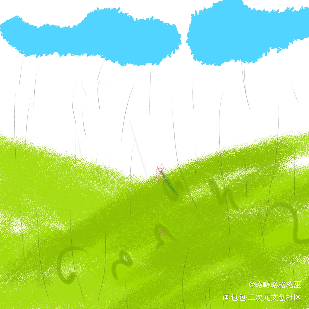 。。_春天绘画作品