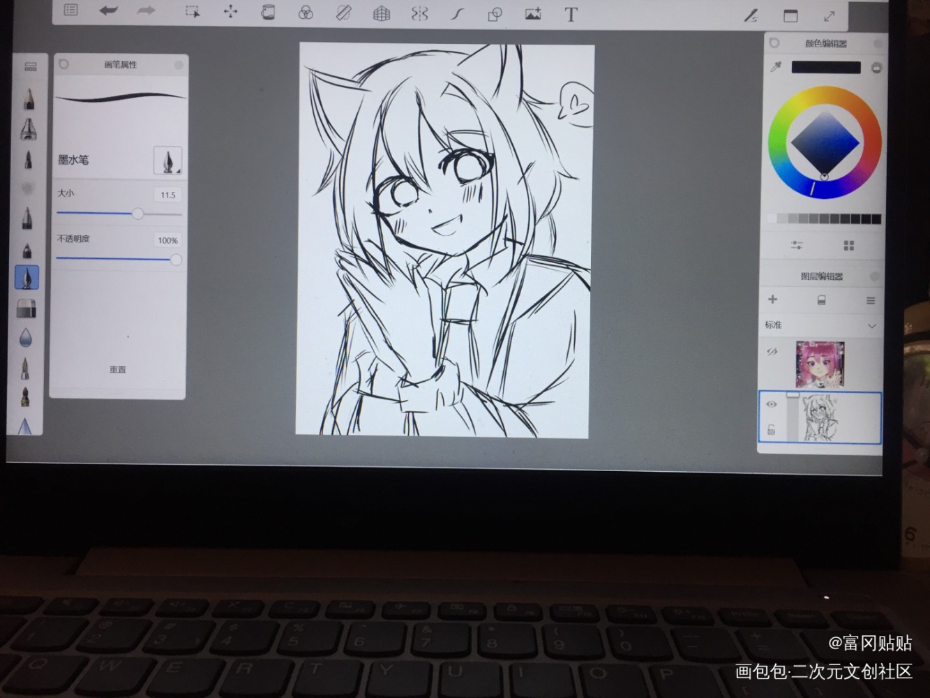 _平涂绘画作品