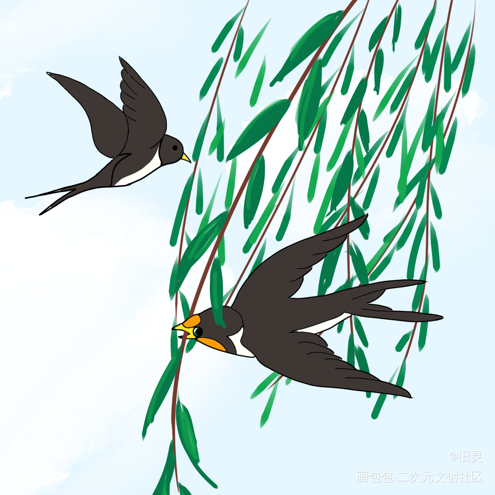 【day2】_指绘临摹绘画作品