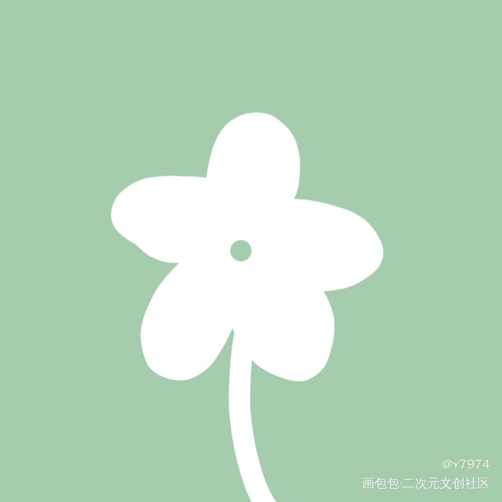 薄荷味_手绘绘画作品