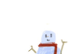 snowman_绘画作品