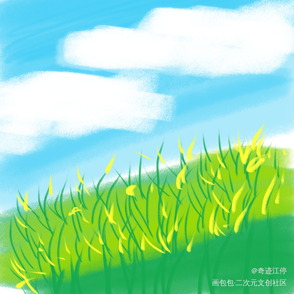 春_手绘绘画作品