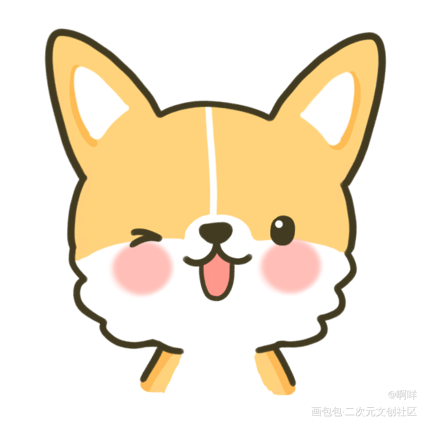 修狗勾～_手绘绘画作品