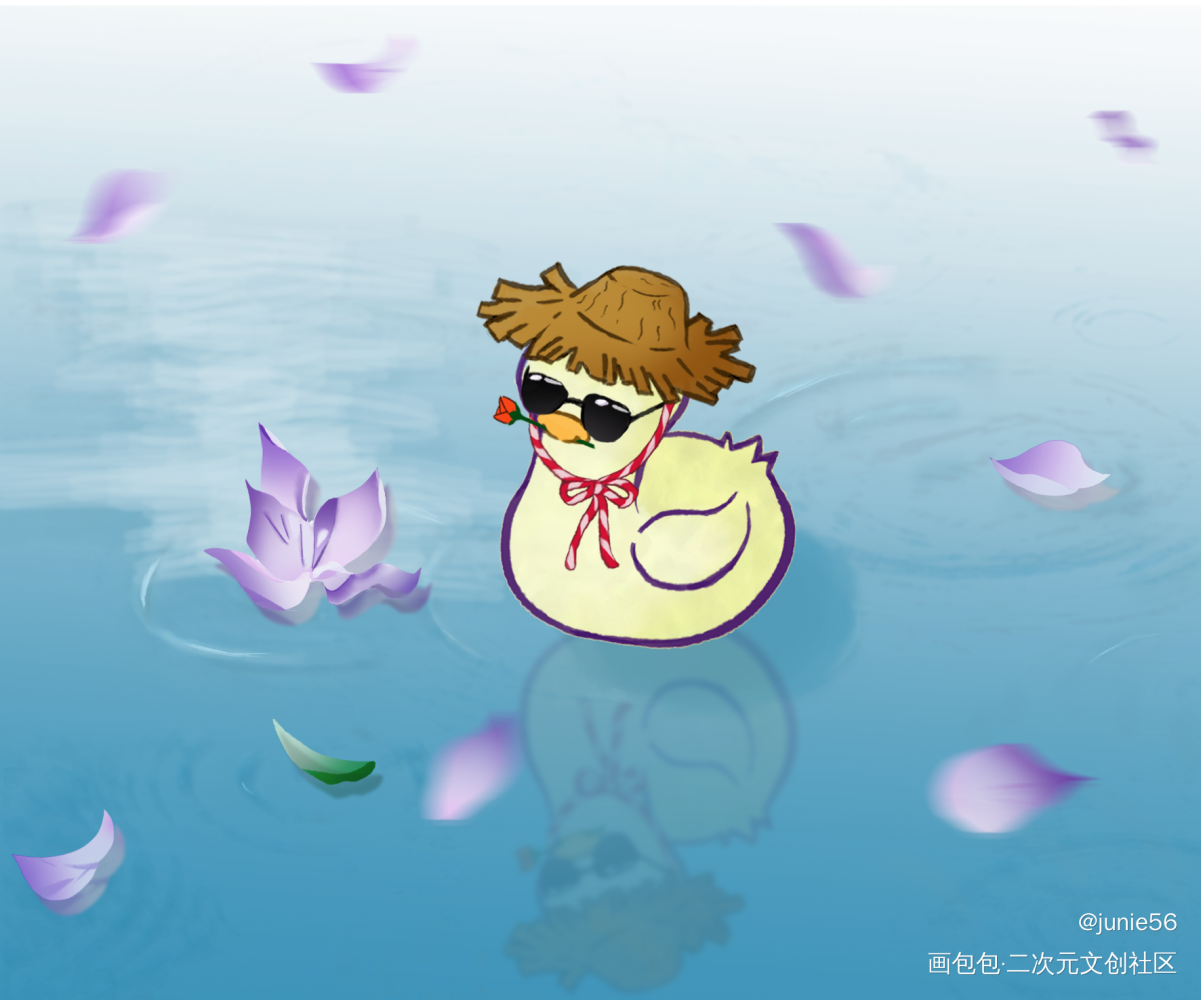 春江水暖鸭先知_光与夜之恋查理苏Q版绘画作品