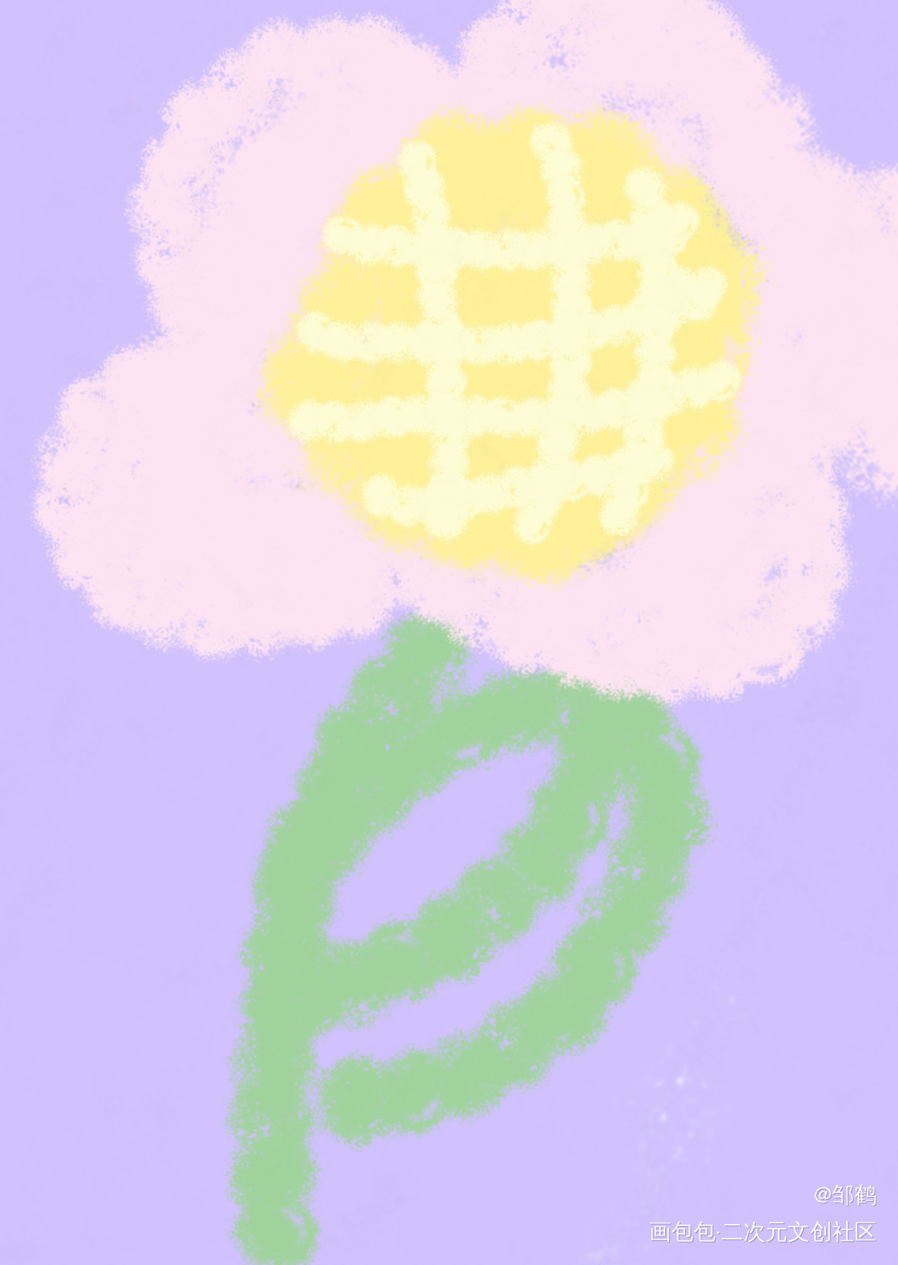 呃，奇奇怪怪的向日葵？_手绘绘画作品