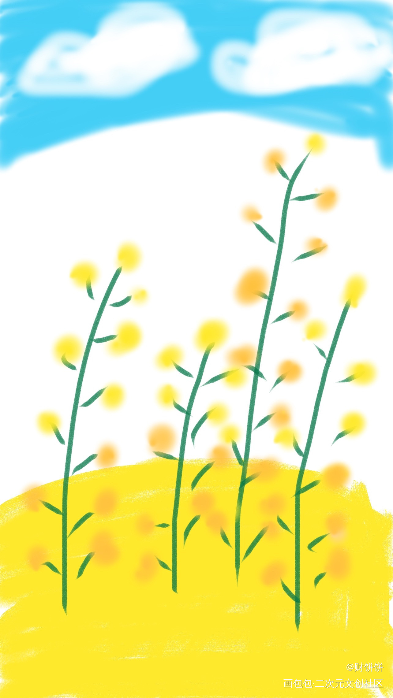 花花_春天绘画作品
