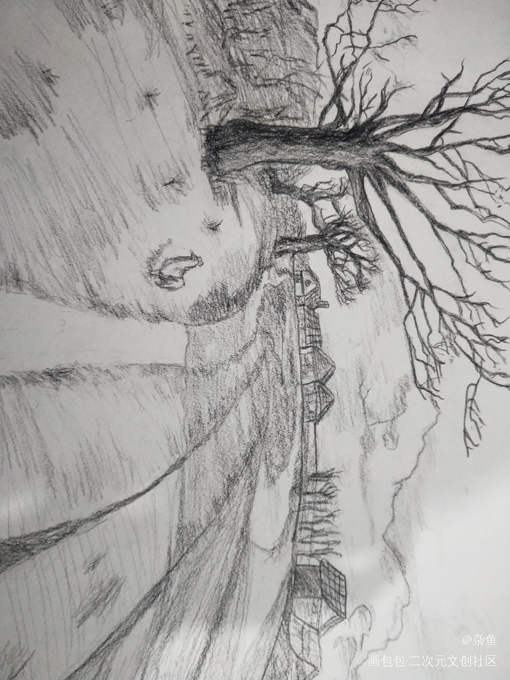 杂_手绘风景速写绘画作品