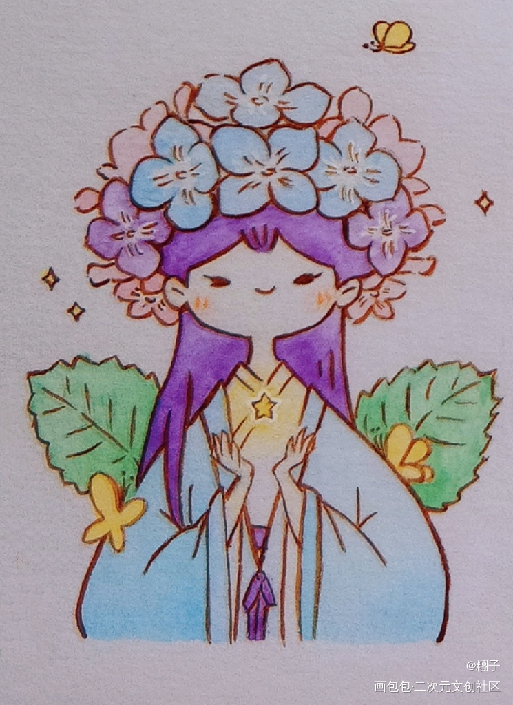 打卡第三天_古风水彩我要上首推绘画作品
