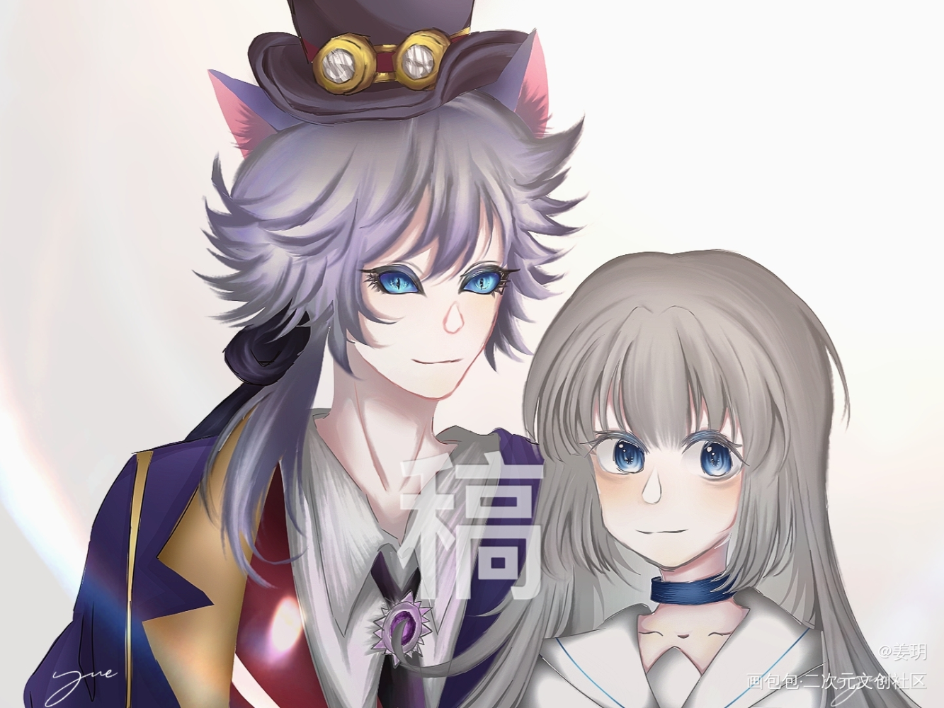 稿子_稿子梦女指绘约稿绘画作品