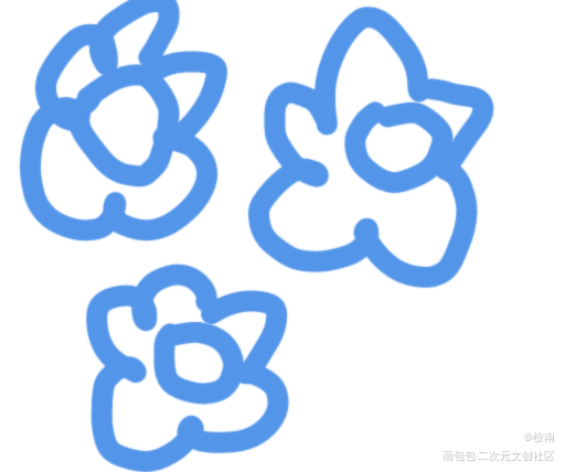 春天的花儿_手绘绘画作品