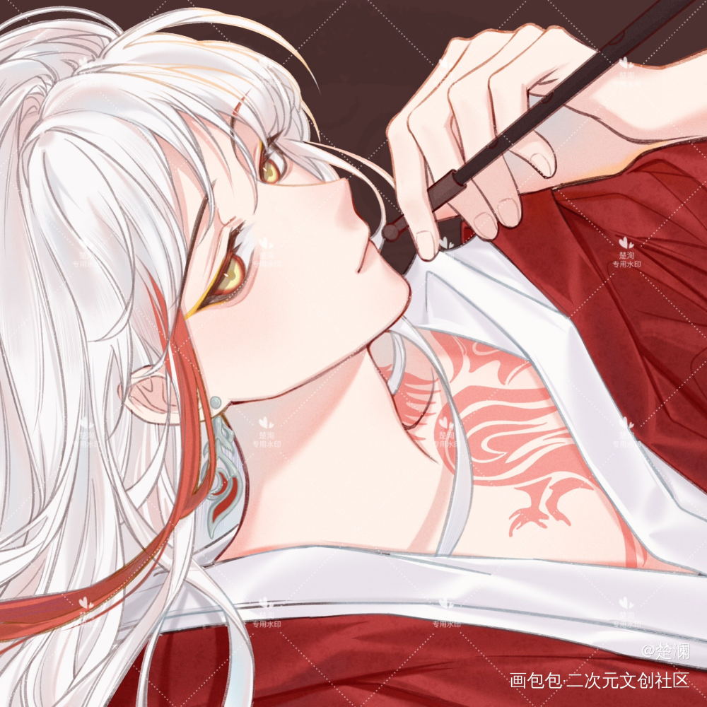 楚澜_手绘立绘古风原创oc绘画作品