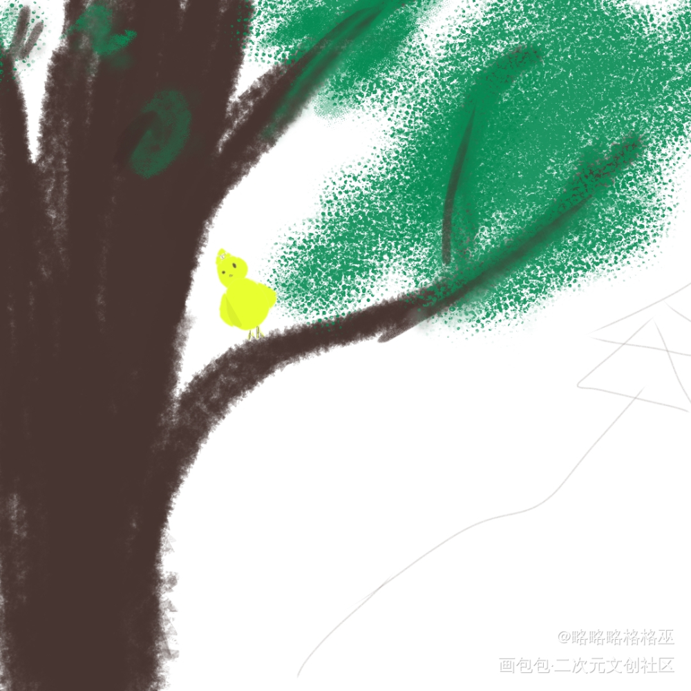 啦啦啦_春天绘画作品