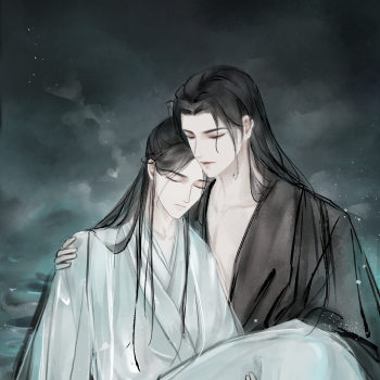 【燃晚】哈哈哈哈刀刀_二哈和他的白猫师尊燃晚墨燃楚晚宁古风绘画