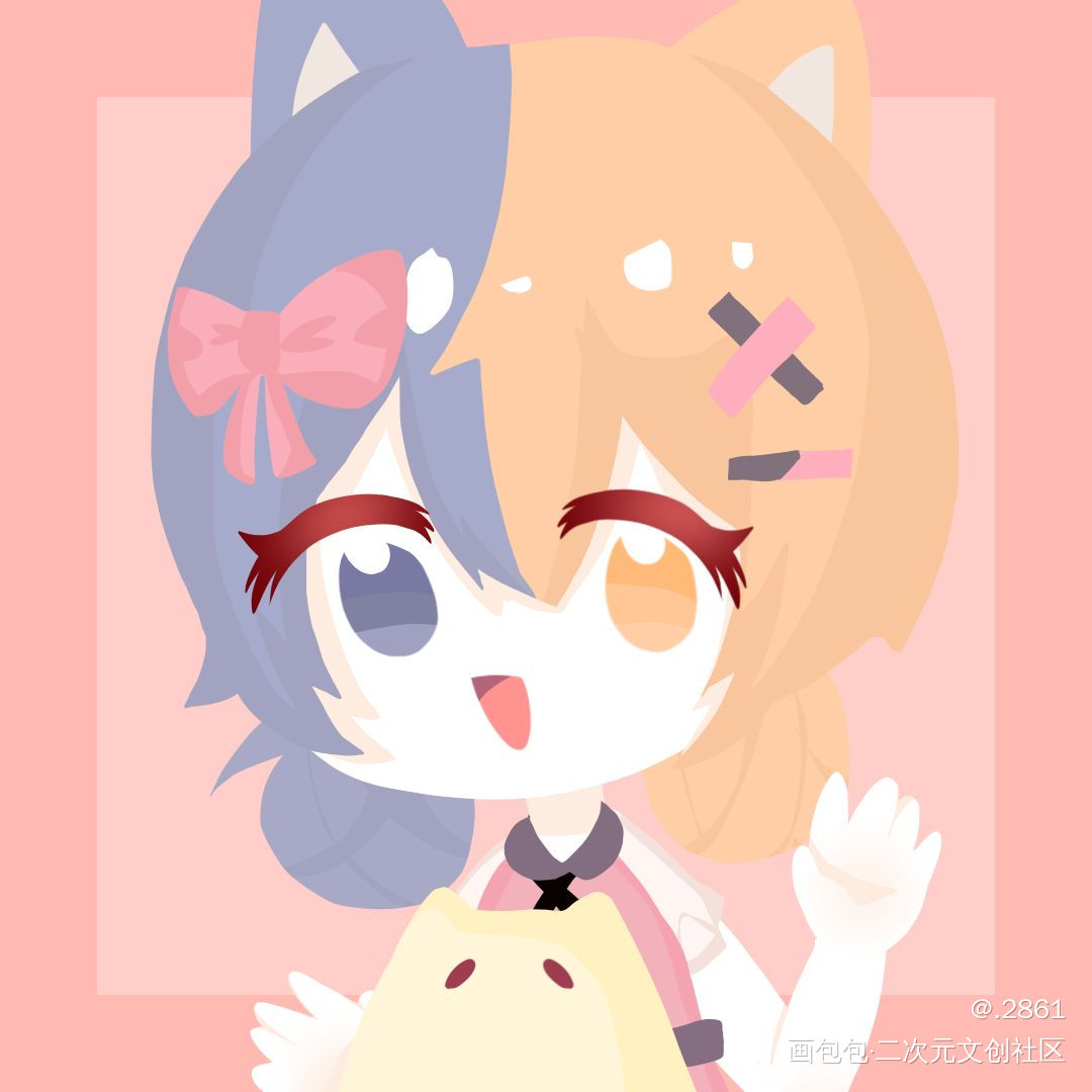 oc_立绘平涂oc绘画作品