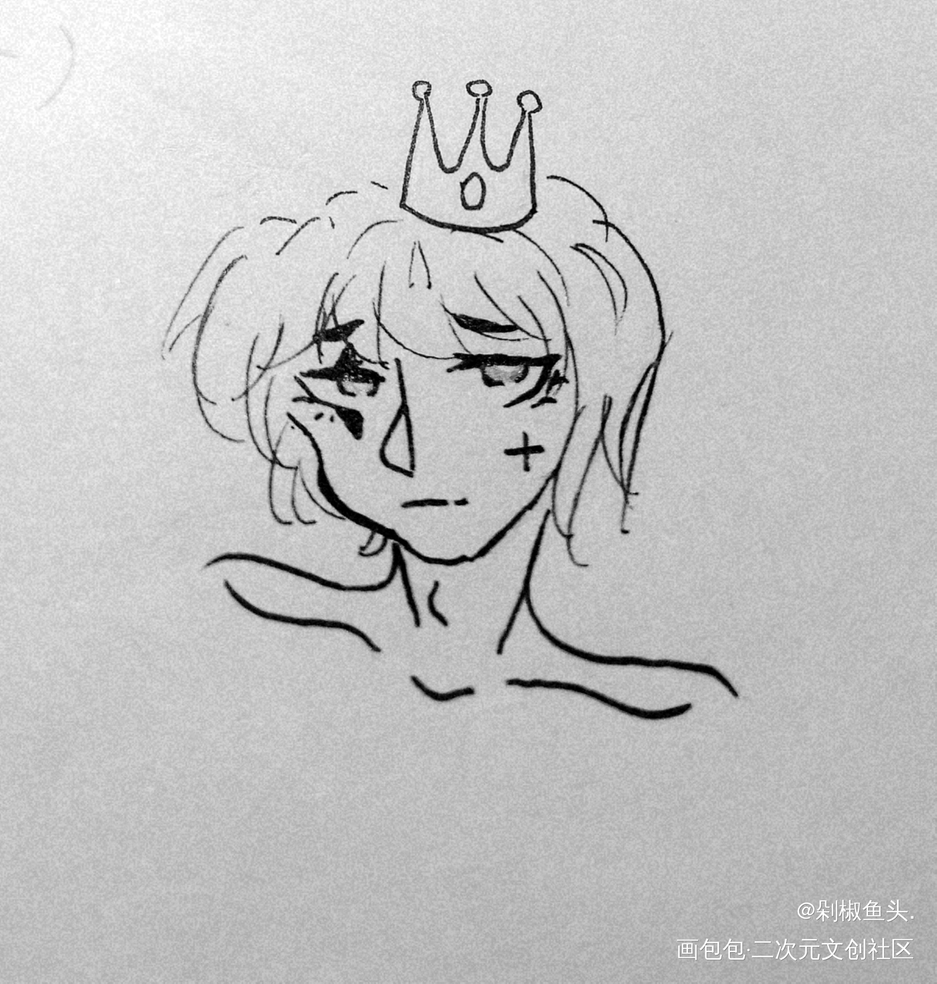 第四象限_手绘Q版绘画作品