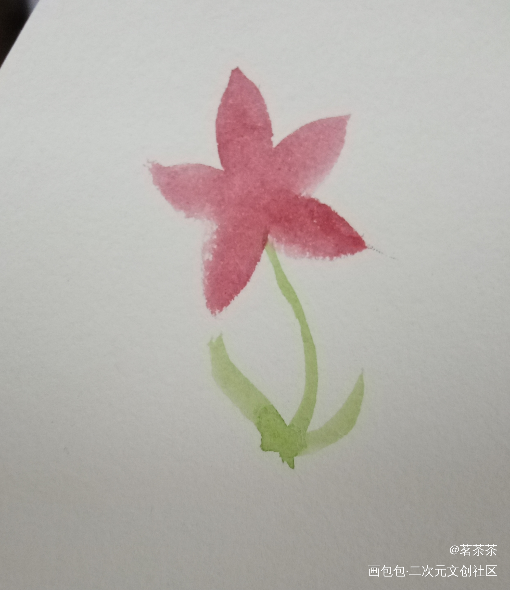 打卡_手绘水彩绘画作品