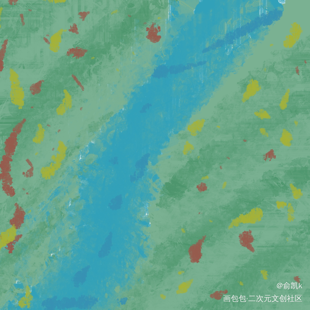 2_手绘平涂绘画作品