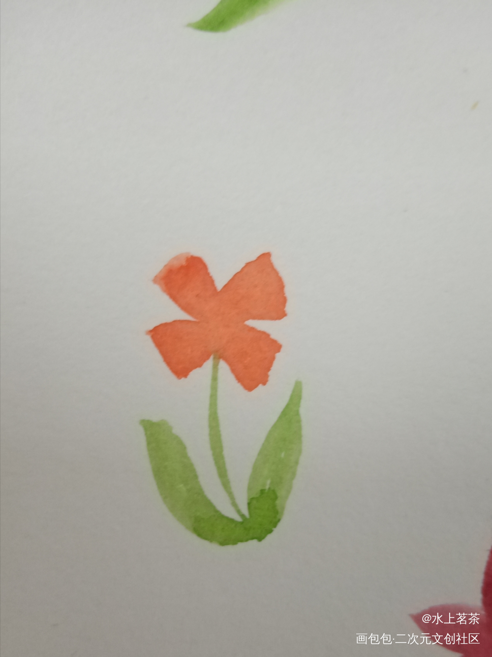 打卡_手绘水彩绘画作品