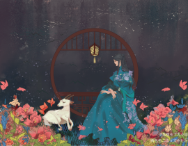 异鹿时空摸鱼_绘画作品