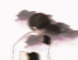 真的很累 栓q了_绘画作品