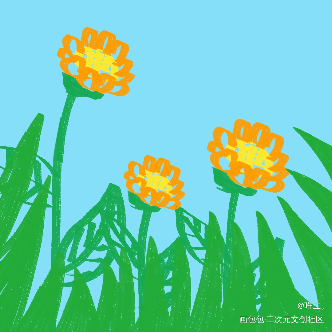 花花_唤醒春日主题打卡绘画作品