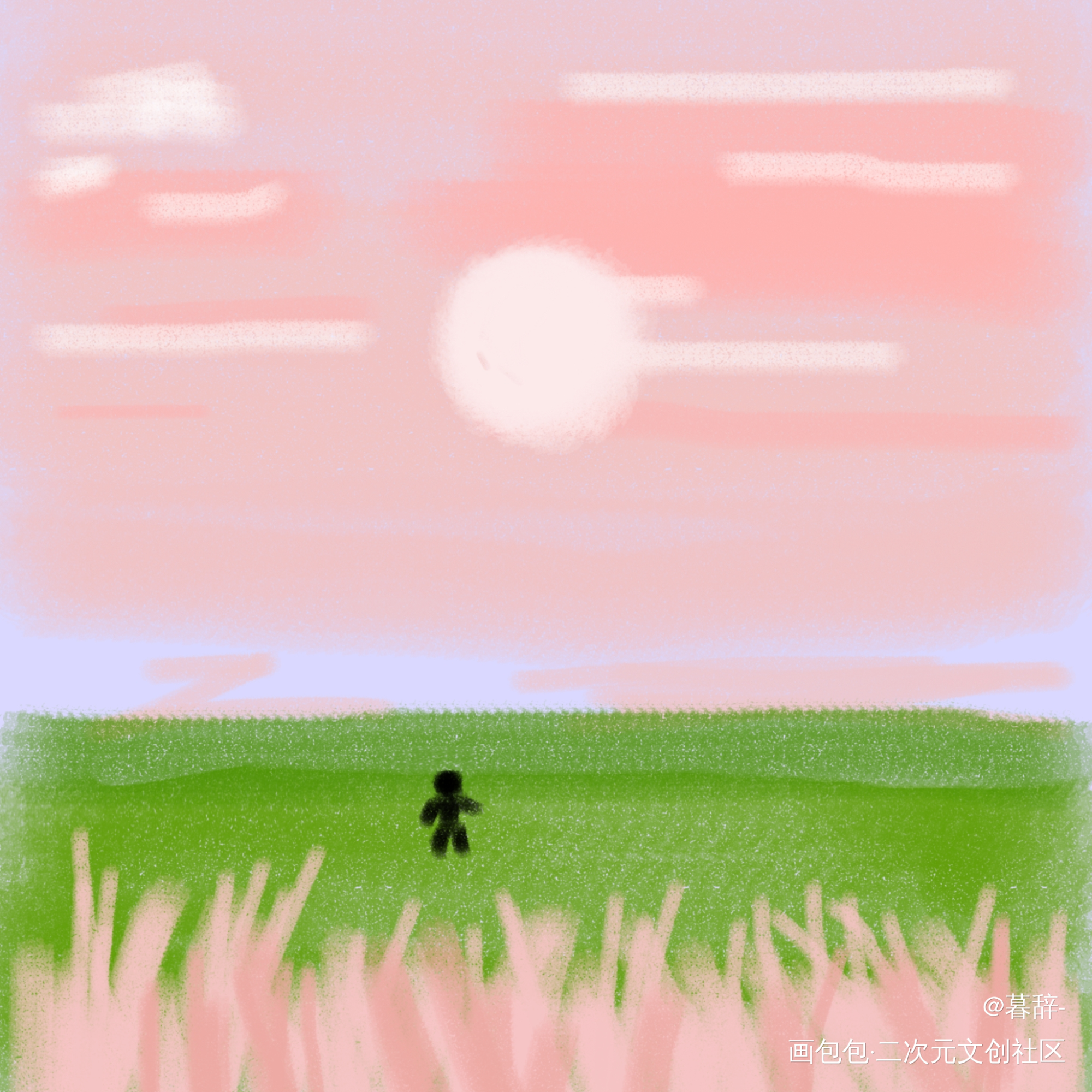Day6~_手绘平涂绘画作品