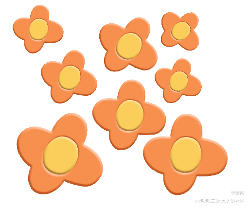 春天的花儿_手绘绘画作品