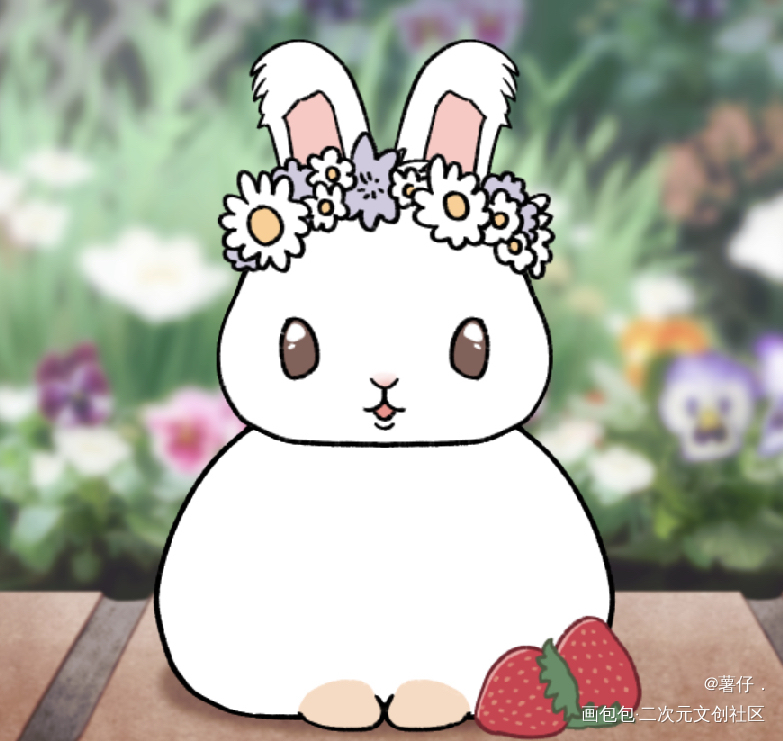 小兔子_唤醒春日主题打卡绘画作品