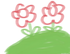 春天的小花_绘画作品
