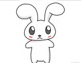 小兔子_绘画作品