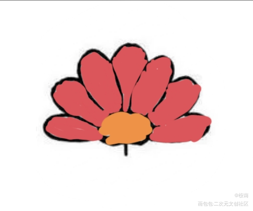 春天的小花花_手绘绘画作品