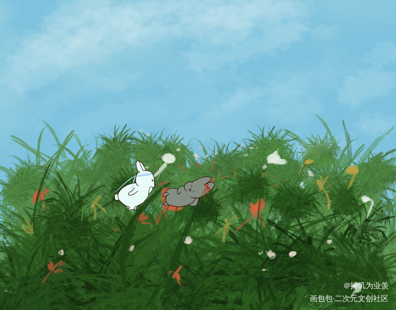 打卡_魔道祖师忘羡绘画作品