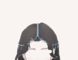 摸个女儿_绘画作品