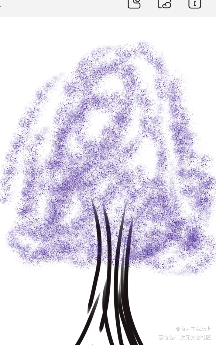 花树_手绘绘画作品